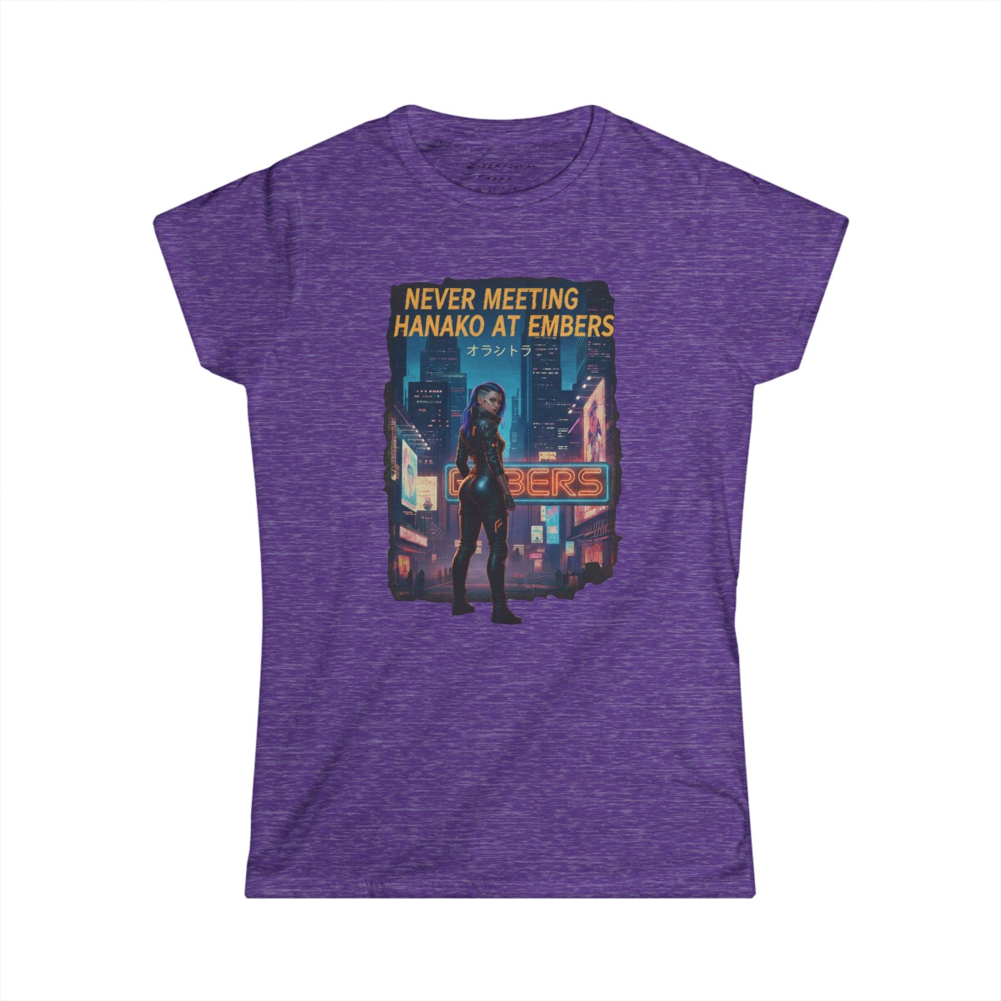Never Meeting Hanako at Embers - Women's T‑Shirt | Cyberpunk Gear