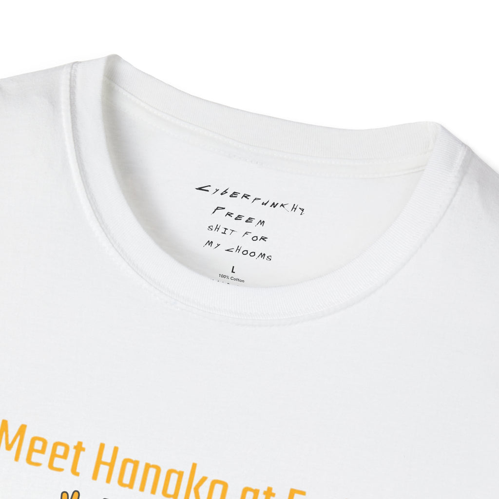 Meet Hanako at Embers Never T-Shirt | CyberpunkHQ Gear