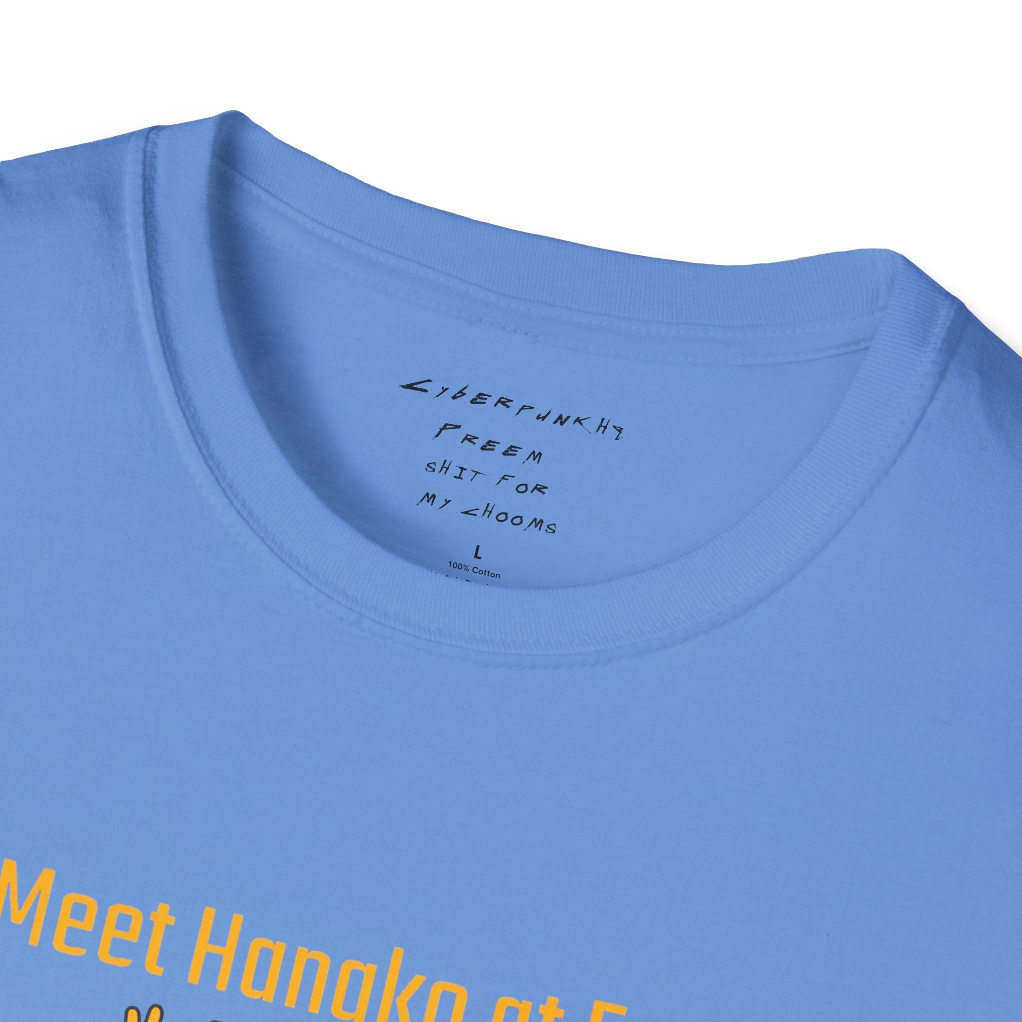 Meet Hanako at Embers Never T-Shirt | CyberpunkHQ Gear