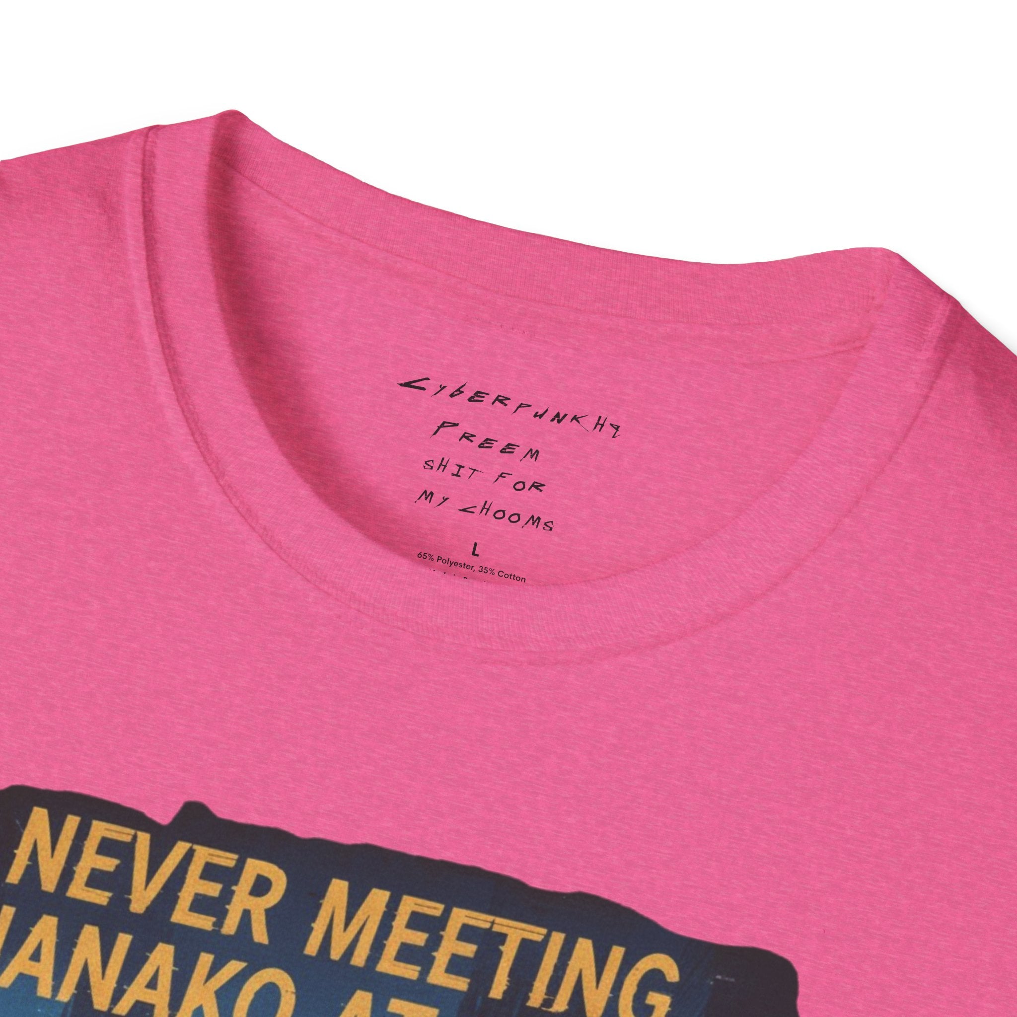 Never Meeting Hanako at Embers T-Shirt | CyberpunkHQ Gear