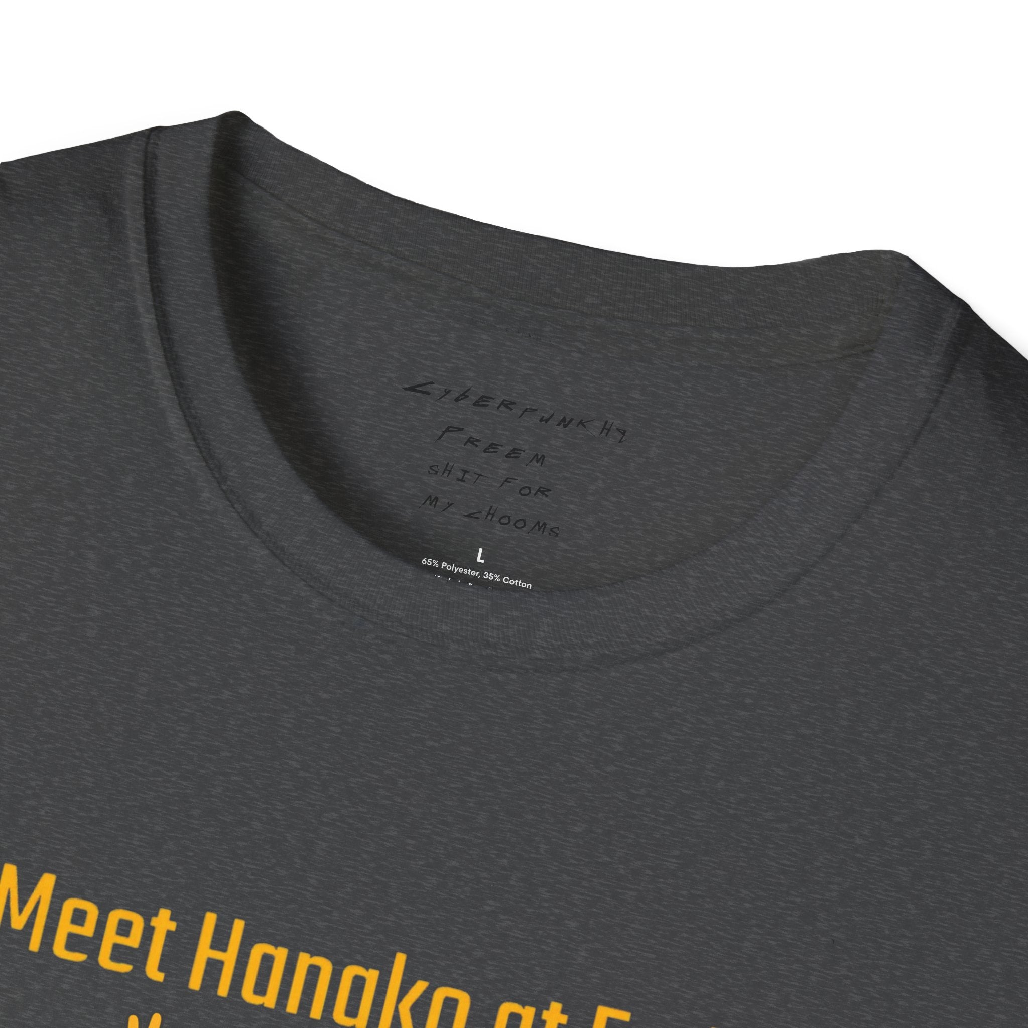 Meet Hanako at Embers Never T-Shirt | CyberpunkHQ Gear