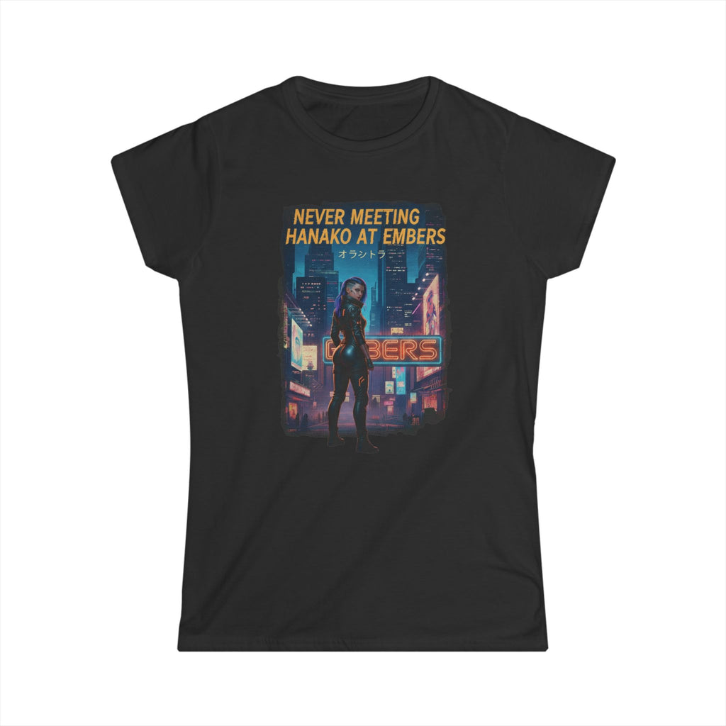 Never Meeting Hanako at Embers - Women's T‑Shirt | CyberpunkHQ Gear