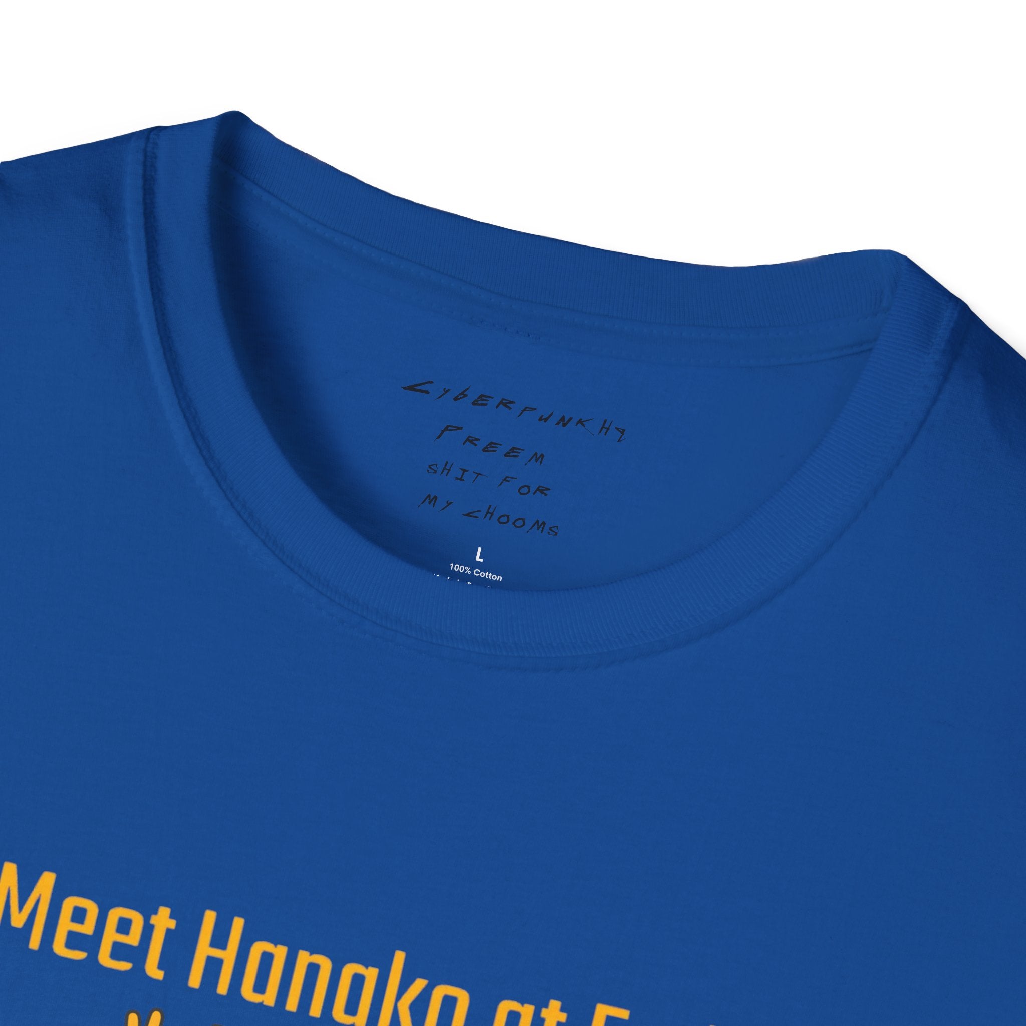 Meet Hanako at Embers Never T-Shirt | CyberpunkHQ Gear
