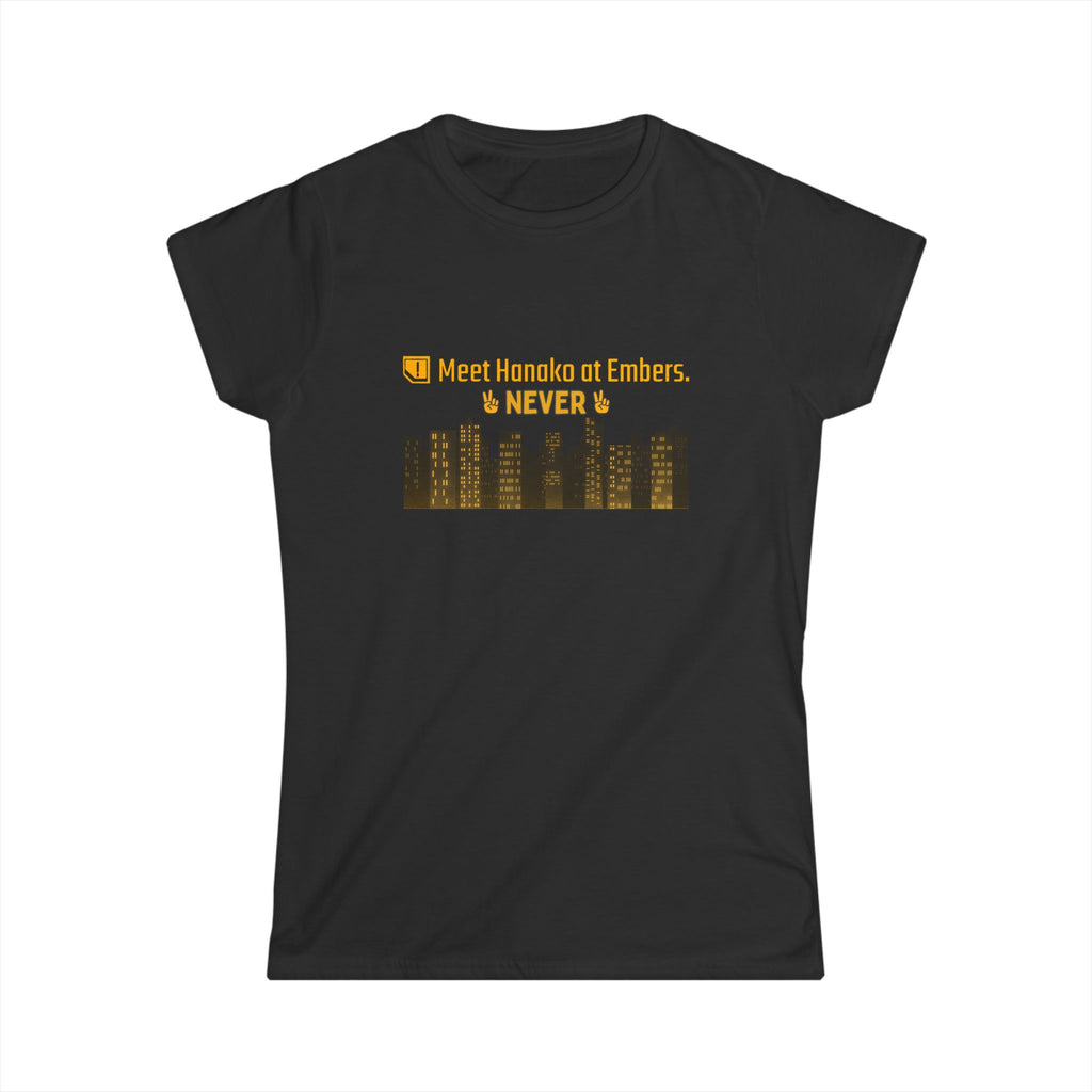Meet Hanako at Embers NEVER - Women's T‑Shirt | CyberpunkHQ Gear