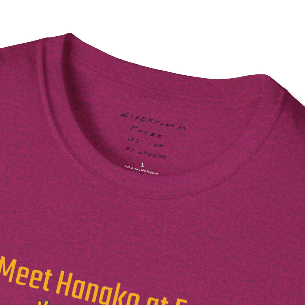 Meet Hanako at Embers Never T-Shirt | CyberpunkHQ Gear