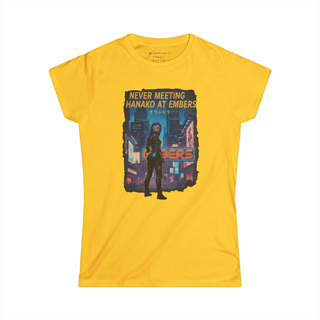 Never Meeting Hanako at Embers - Women's T‑Shirt | CyberpunkHQ Gear