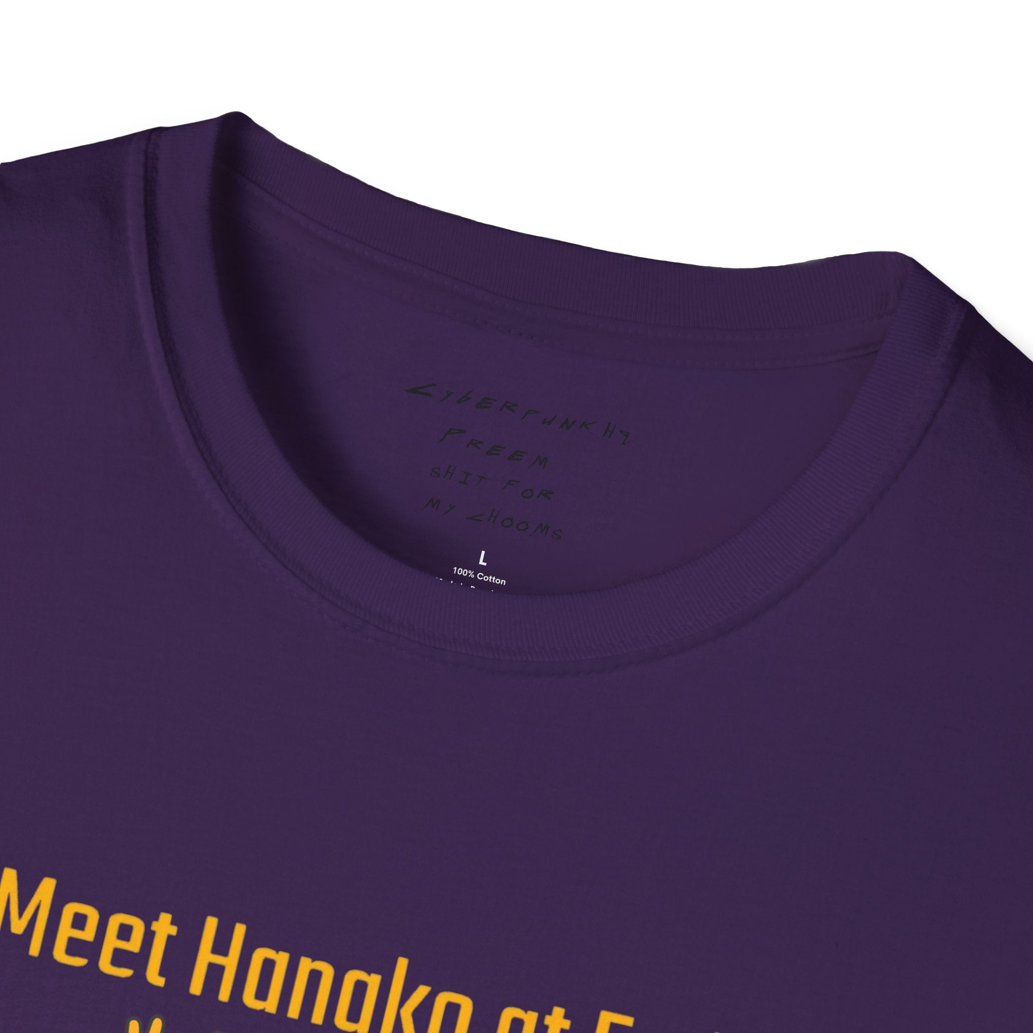 Meet Hanako at Embers Never T-Shirt | CyberpunkHQ Gear