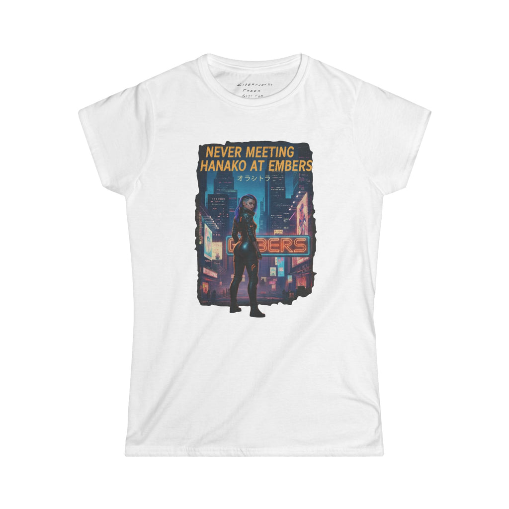 Never Meeting Hanako at Embers - Women's T‑Shirt | CyberpunkHQ Gear