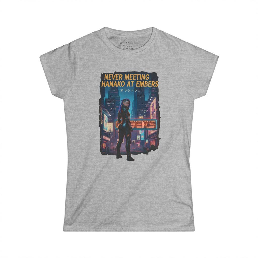 Never Meeting Hanako at Embers - Women's T‑Shirt | CyberpunkHQ Gear