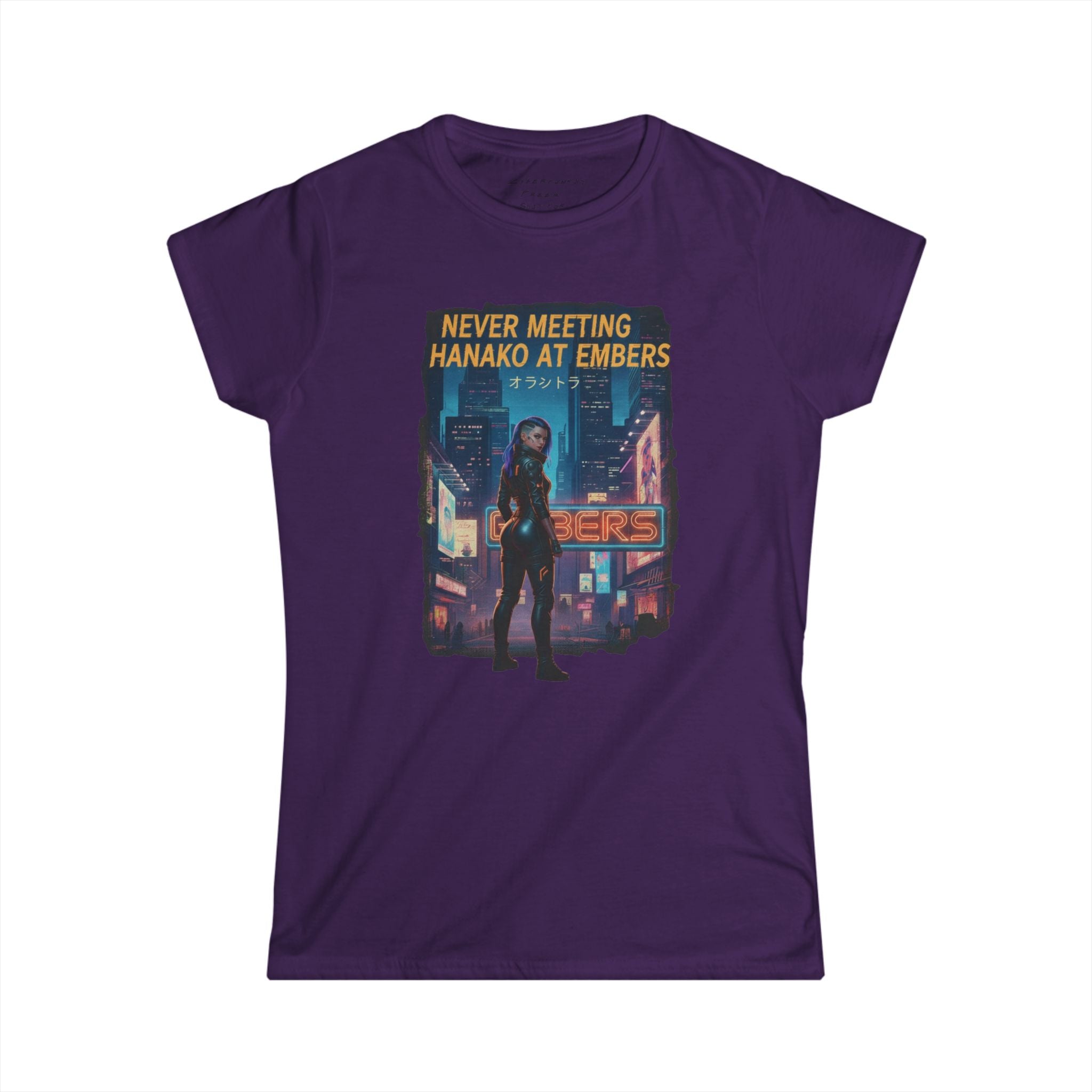 Never Meeting Hanako at Embers - Women's T‑Shirt | CyberpunkHQ Gear