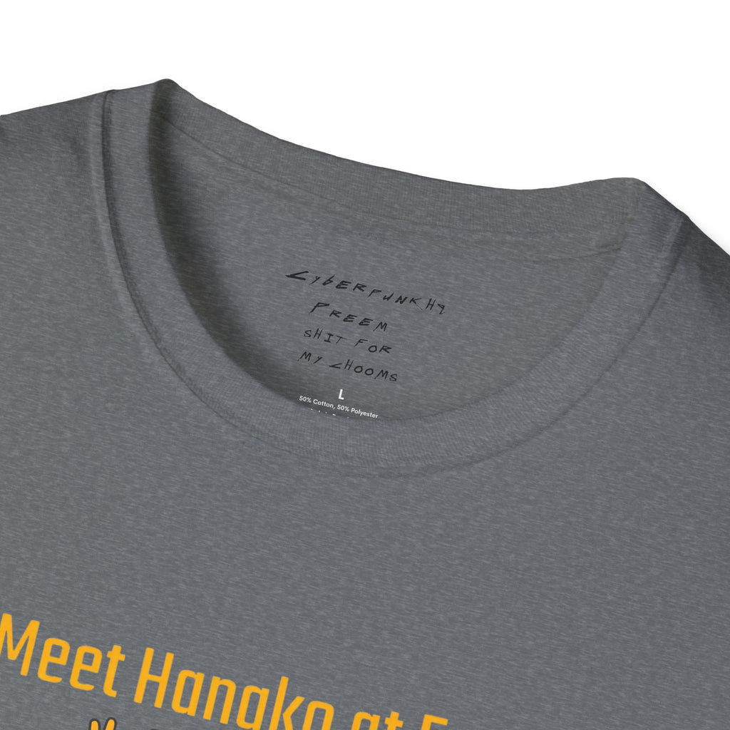 Meet Hanako at Embers Never T-Shirt | CyberpunkHQ Gear