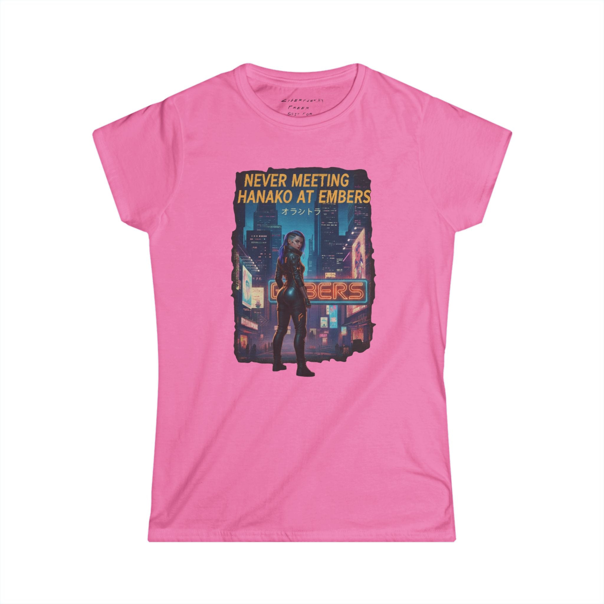 Never Meeting Hanako at Embers - Women's T‑Shirt | Cyberpunk Gear